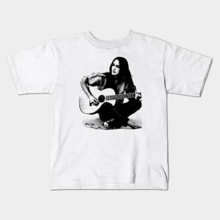 Joan Baez /// Guitar retro Kids T-Shirt